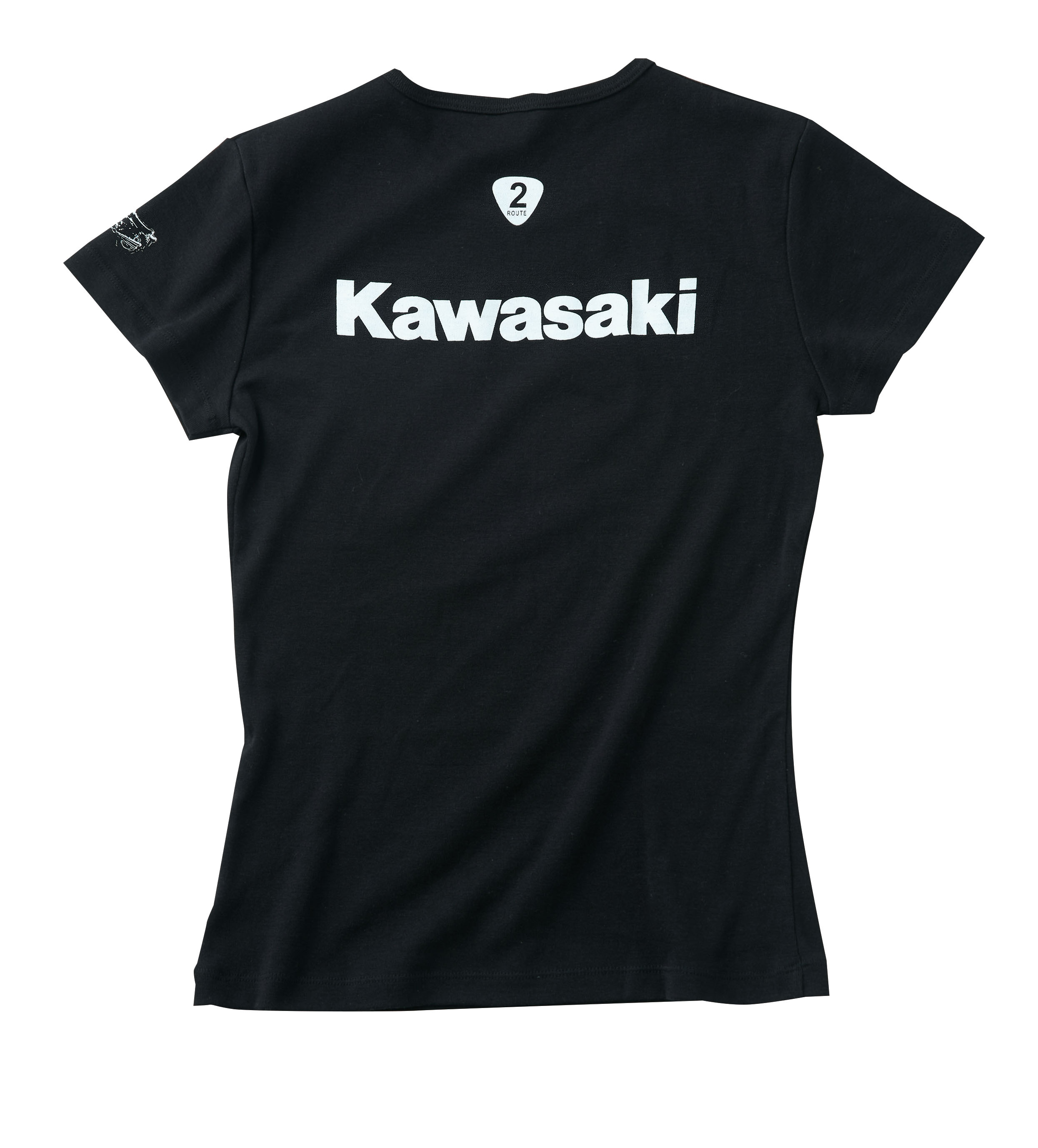 カワサキ　オートバイＴシャツ　レディース ブラック M